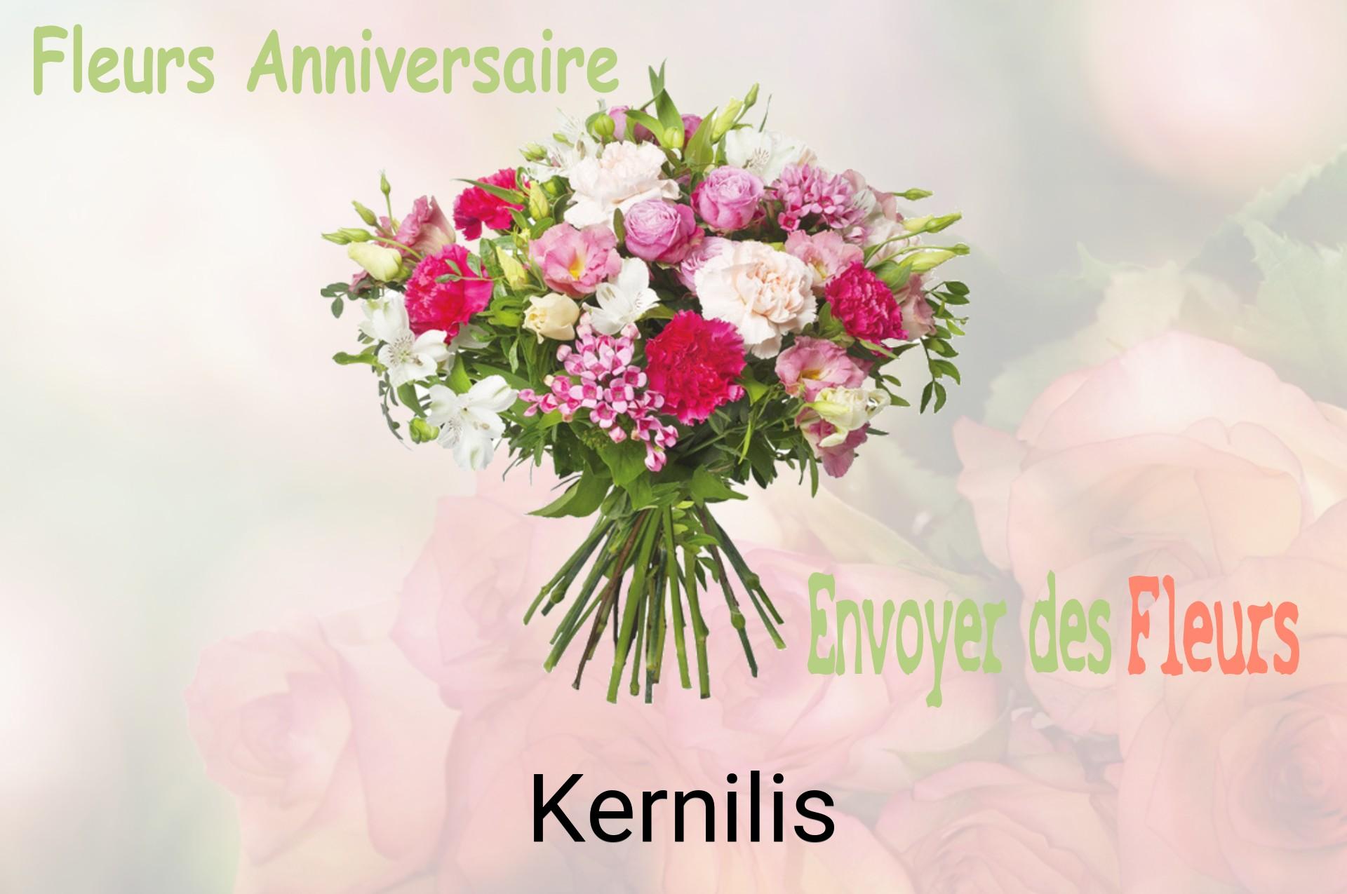 Bouquet de fleurs d’anniversaire livré à Kernilis